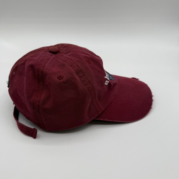 Abercrombie & Fitch Vintage Baseball Hat Adult One Size Burgundy Distressed Y2K main image 7